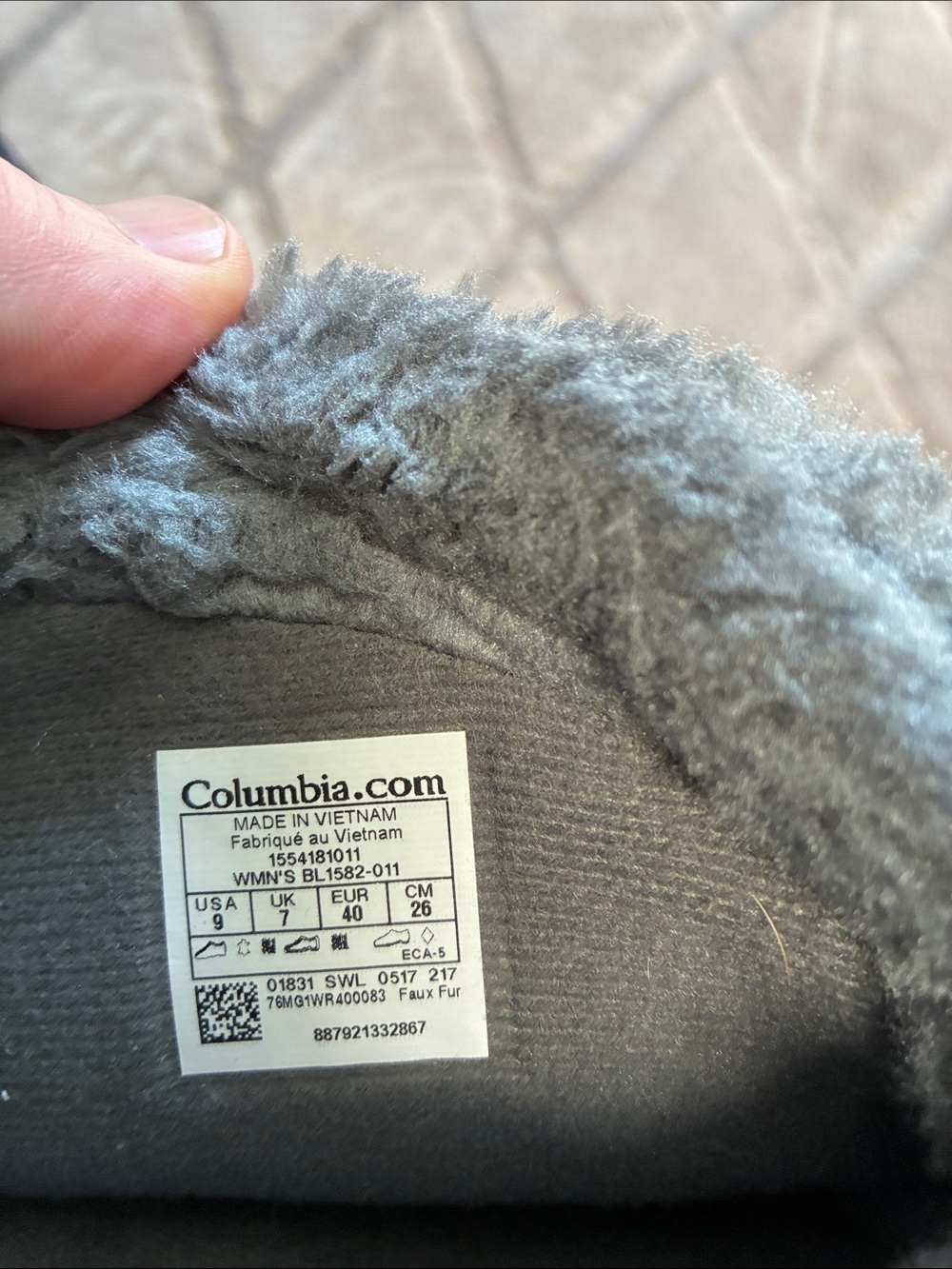 Columbia Ice Maiden II Women's Black Waterproof Winter Boots Size 9 - Picture 4 of 10